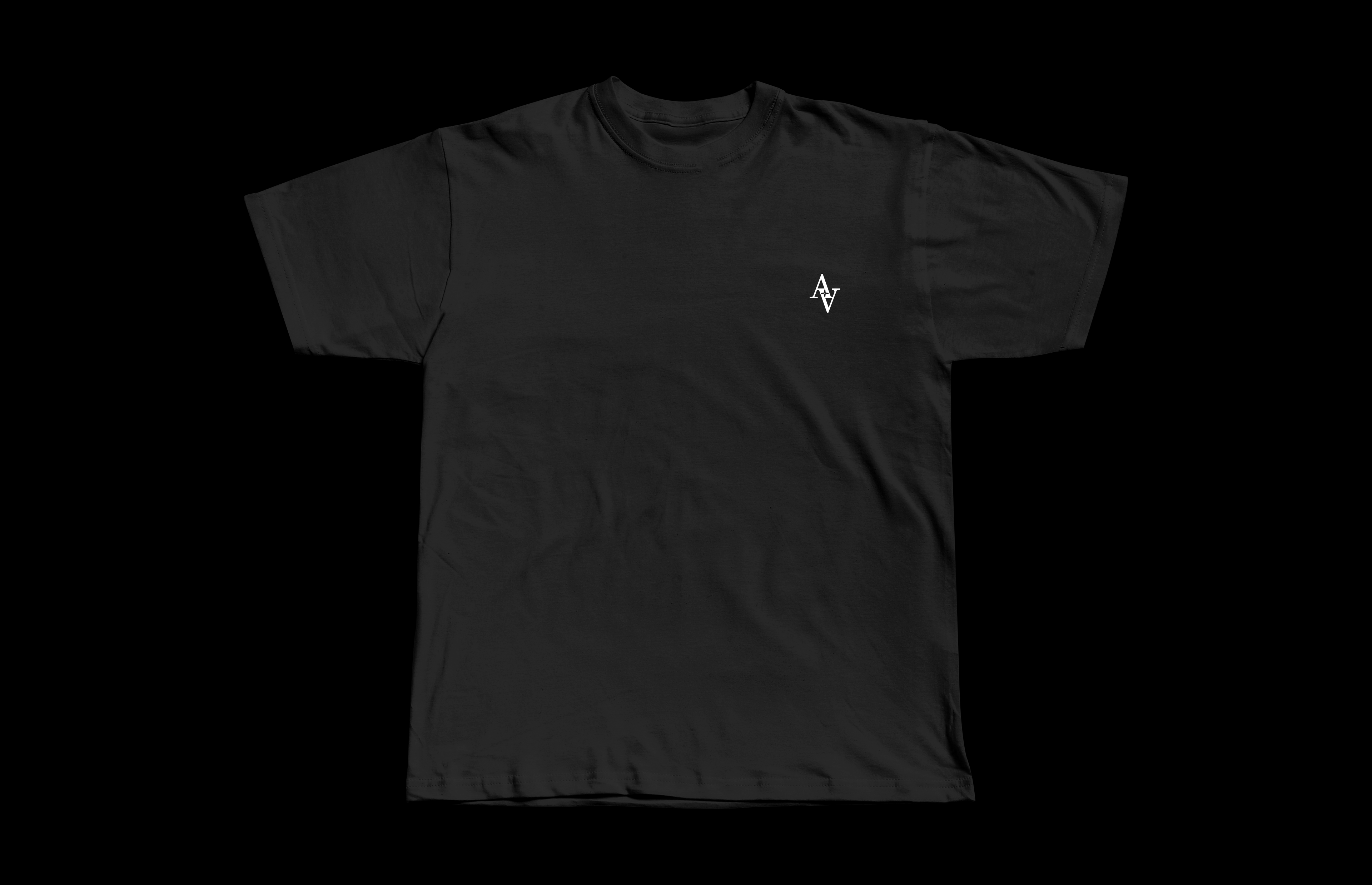 AVGVSTVS “Fin Sving” Tee - Sort